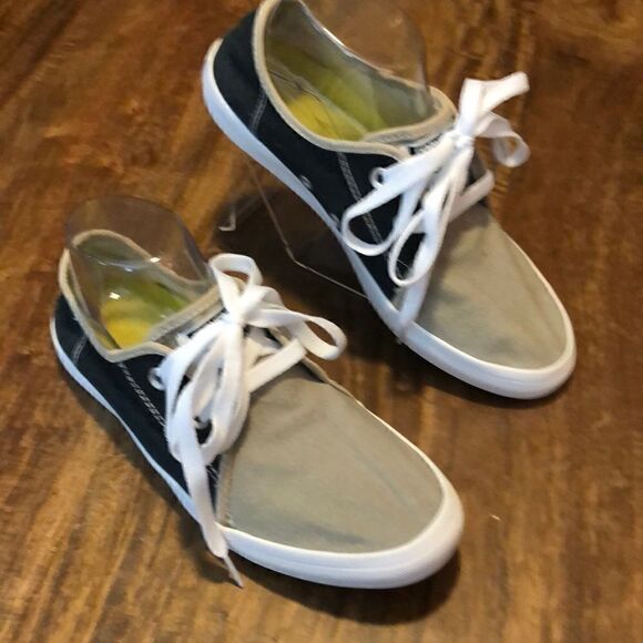 CONVERSE ALL STAR RIFF CANVAS OX BLACK & TAN UNISEX SHOES - Picture 1 of 8